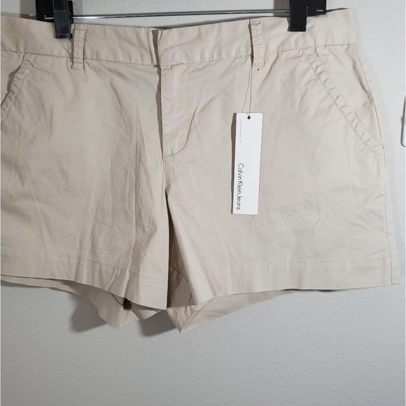 Nwt Calvin Klein khaki shorts‎ plus size 14 - Picture 2 of 9
